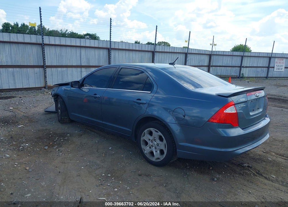 2011 FORD FUSION SE VIN: 3FAHP0HAXBR131568