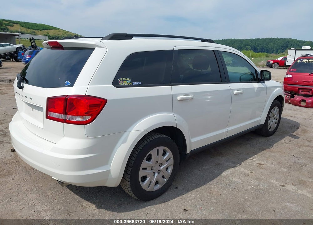 2016 DODGE JOURNEY SE VIN: 3C4PDDAG9GT142737