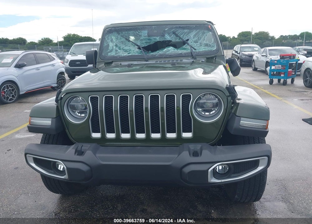 2021 JEEP WRANGLER UNLIMITED SAHARA 4X4 VIN: 1C4HJXEG7MW535554