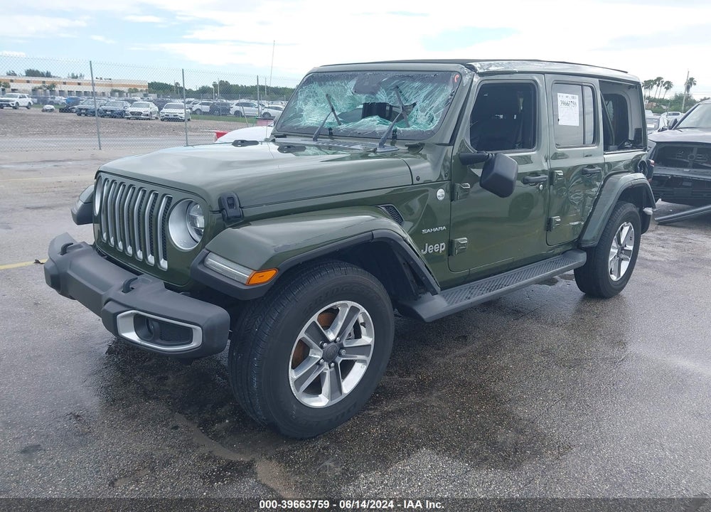 2021 JEEP WRANGLER UNLIMITED SAHARA 4X4 VIN: 1C4HJXEG7MW535554