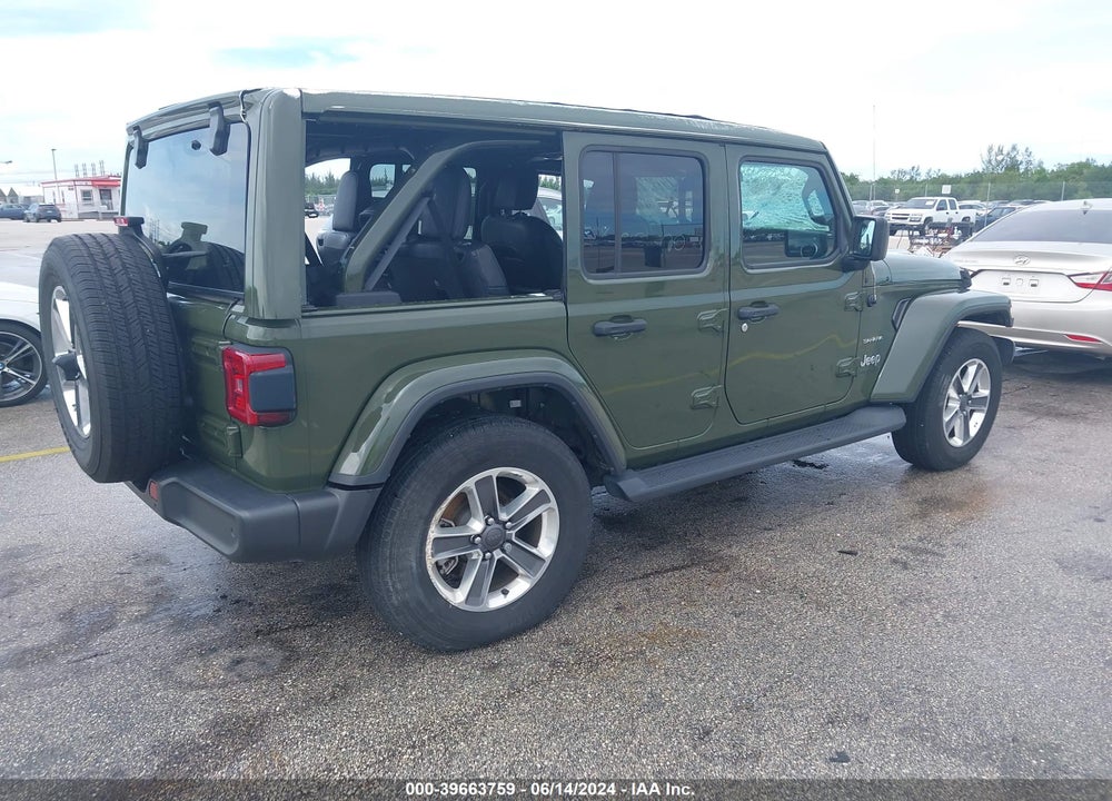 2021 JEEP WRANGLER UNLIMITED SAHARA 4X4 VIN: 1C4HJXEG7MW535554