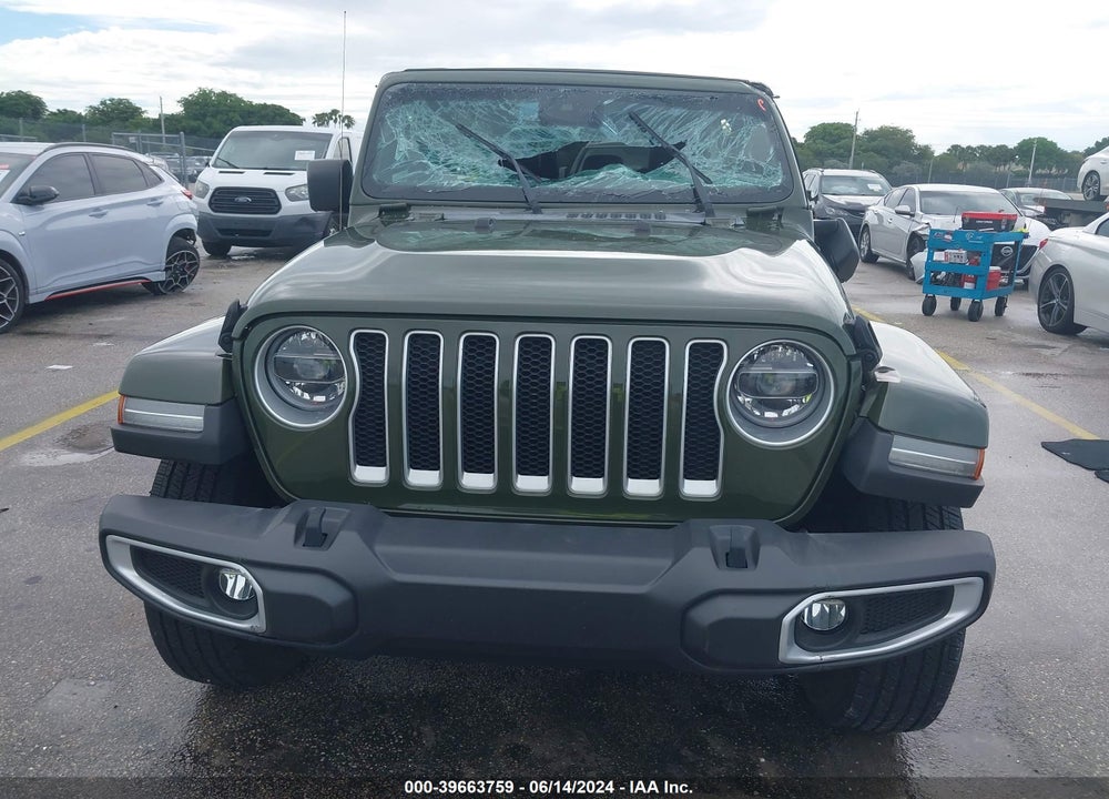 2021 JEEP WRANGLER UNLIMITED SAHARA 4X4 VIN: 1C4HJXEG7MW535554