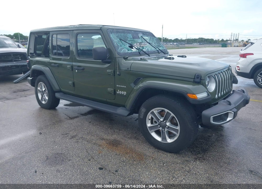 2021 JEEP WRANGLER UNLIMITED SAHARA 4X4 VIN: 1C4HJXEG7MW535554