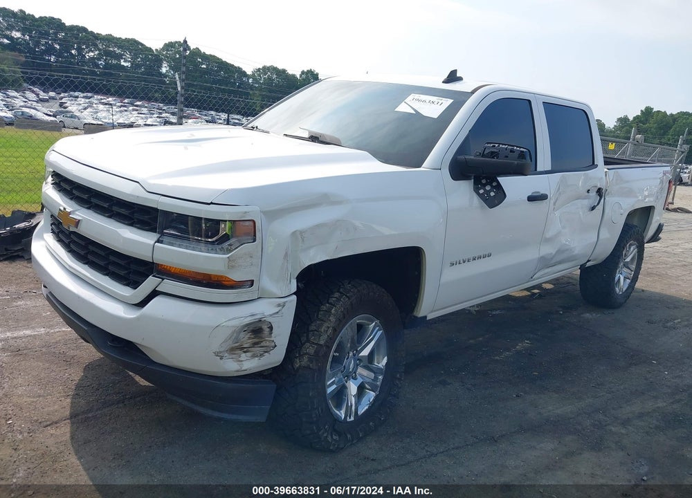 2018 CHEVROLET SILVERADO 1500 CUSTOM VIN: 3GCUKPEC8JG345507