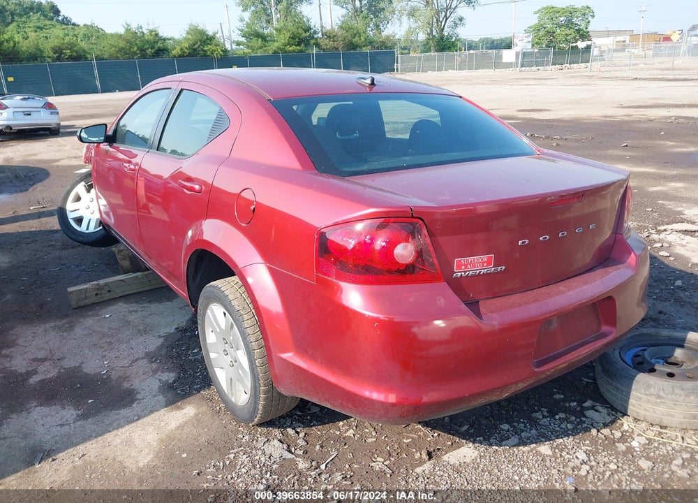 2014 DODGE AVENGER SE VIN: 1C3CDZAB4EN189627