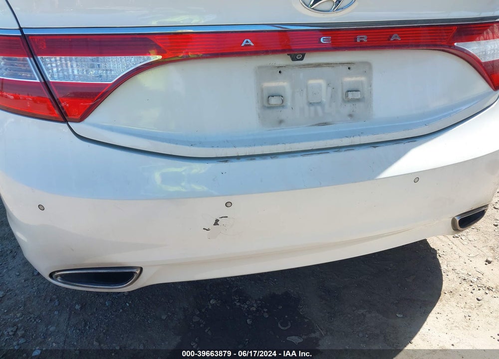 2013 HYUNDAI AZERA VIN: KMHFH4JG3DA309320