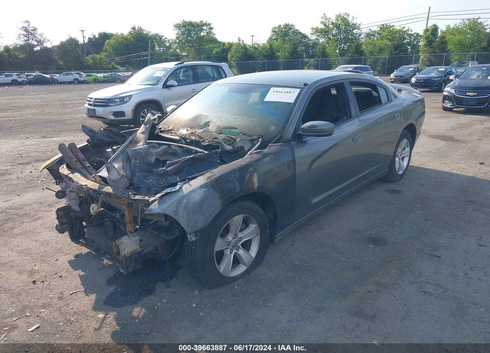 2012 DODGE CHARGER SE VIN: 2C3CDXBGXCH168818