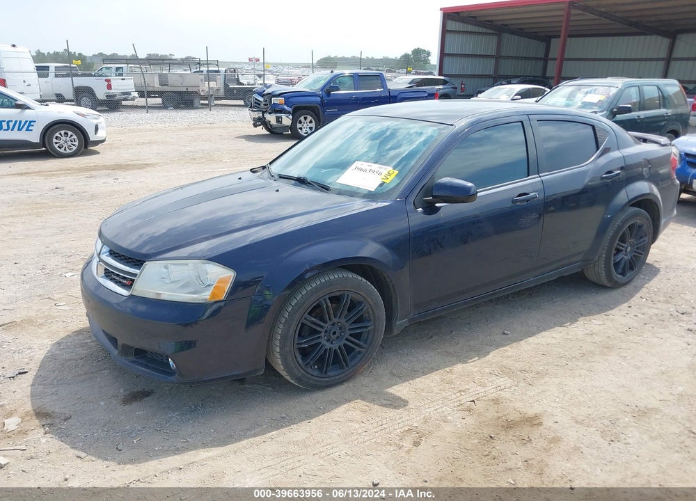2012 DODGE AVENGER SXT PLUS VIN: 1C3CDZEG5CN260689