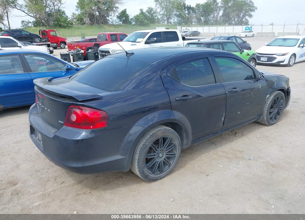 2012 DODGE AVENGER SXT PLUS VIN: 1C3CDZEG5CN260689