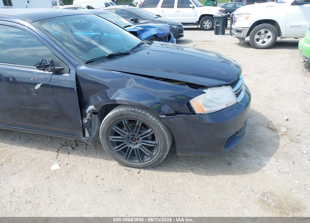 2012 DODGE AVENGER SXT PLUS VIN: 1C3CDZEG5CN260689