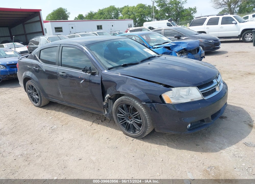 2012 DODGE AVENGER SXT PLUS VIN: 1C3CDZEG5CN260689