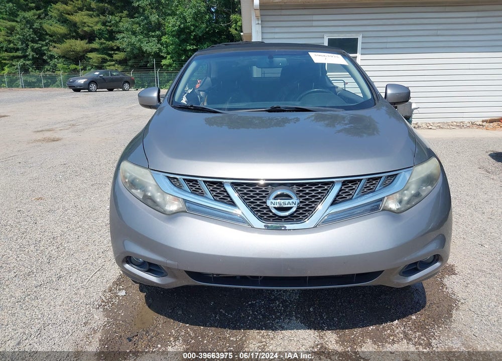 2011 NISSAN MURANO CROSSCABRIOLET VIN: JN8AZ1FY6BW003180