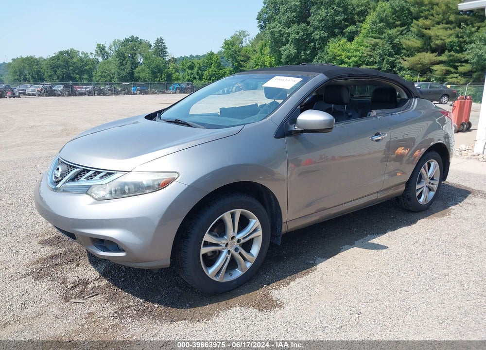 2011 NISSAN MURANO CROSSCABRIOLET VIN: JN8AZ1FY6BW003180
