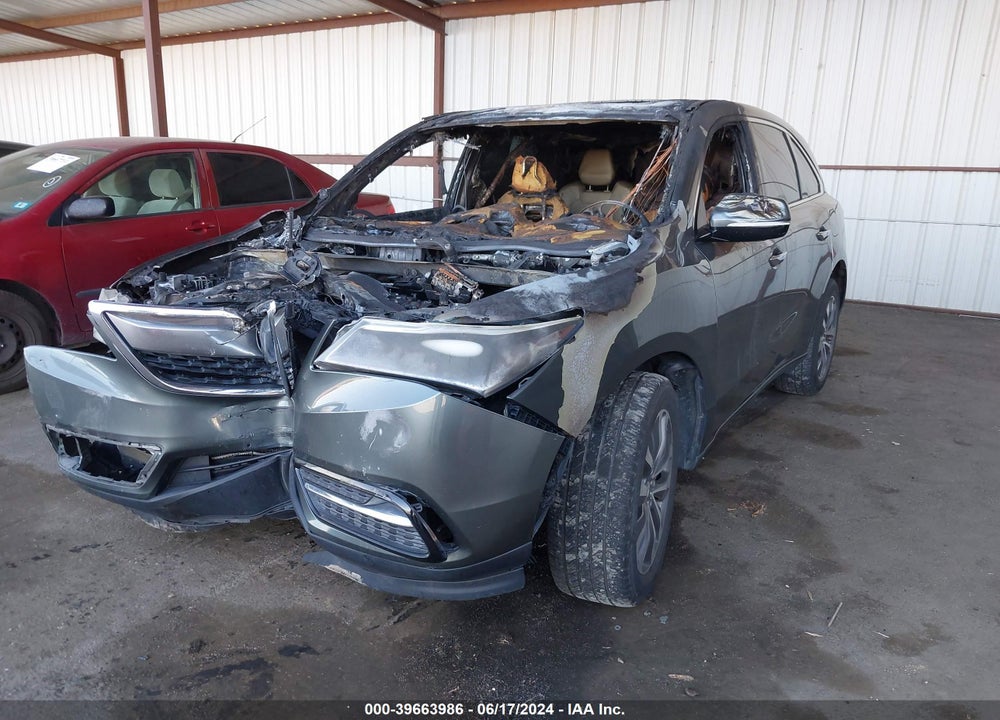 2014 ACURA MDX TECHNOLOGY PACKAGE VIN: 5FRYD3H44EB013938