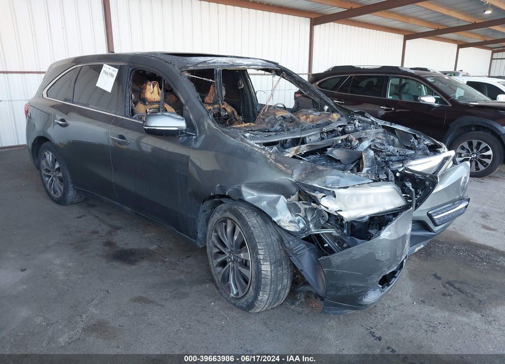 2014 ACURA MDX TECHNOLOGY PACKAGE VIN: 5FRYD3H44EB013938