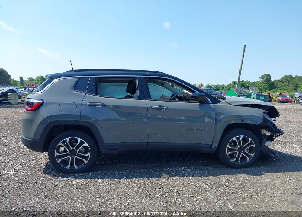 2022 JEEP COMPASS LIMITED 4X4 VIN: 3C4NJDCB4NT193786