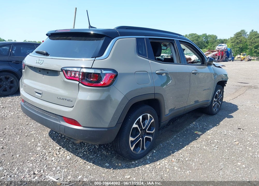 2022 JEEP COMPASS LIMITED 4X4 VIN: 3C4NJDCB4NT193786