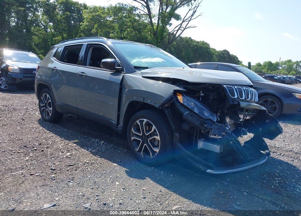 2022 JEEP COMPASS LIMITED 4X4 VIN: 3C4NJDCB4NT193786