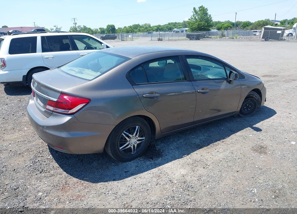 2013 HONDA CIVIC LX VIN: 2HGFB2F55DH582313