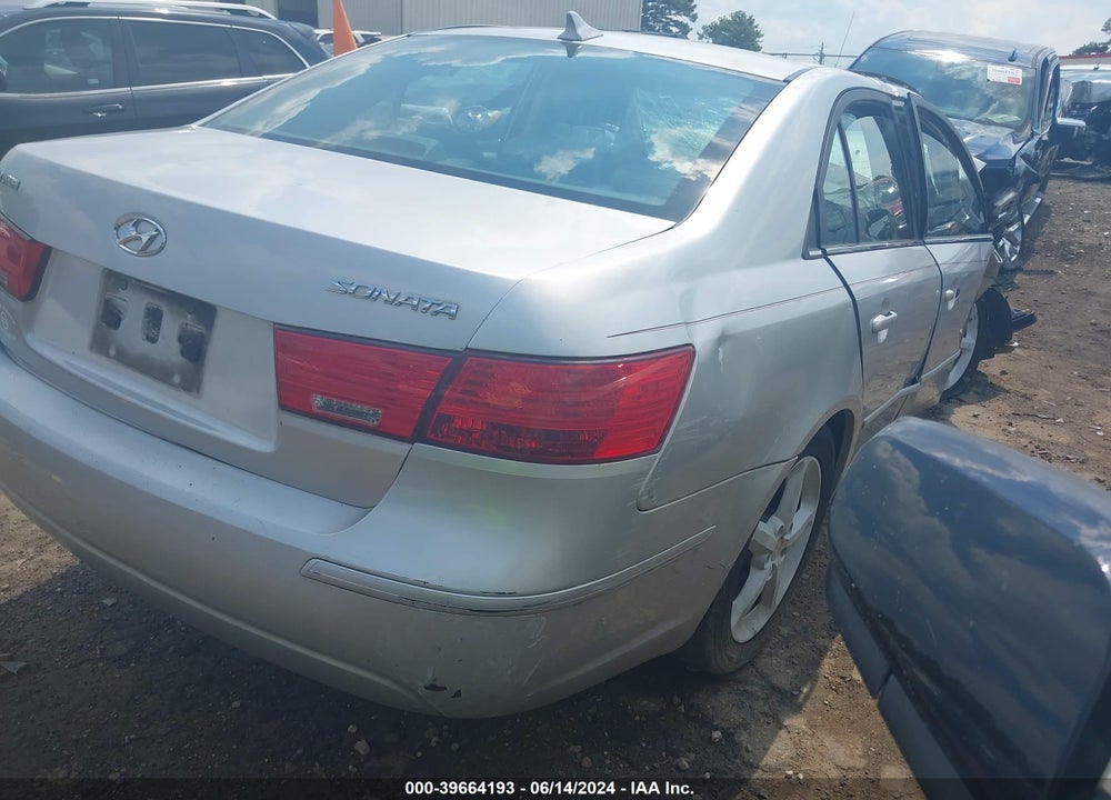 2009 HYUNDAI SONATA SE VIN: 5NPEU46C39H487343