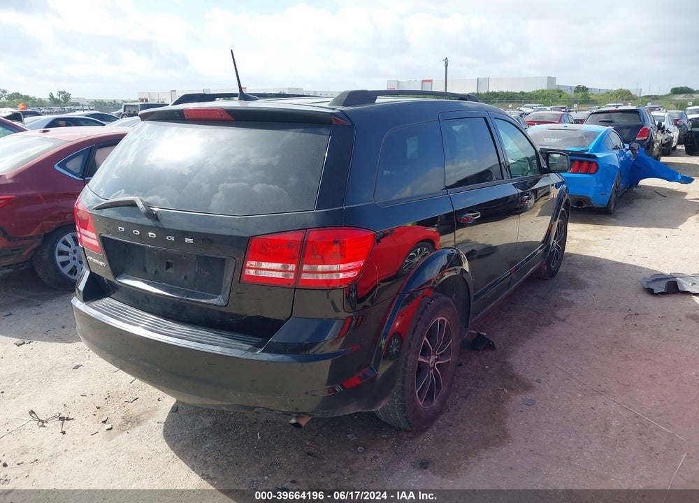 2018 DODGE JOURNEY SE VIN: 3C4PDCAB6JT535326