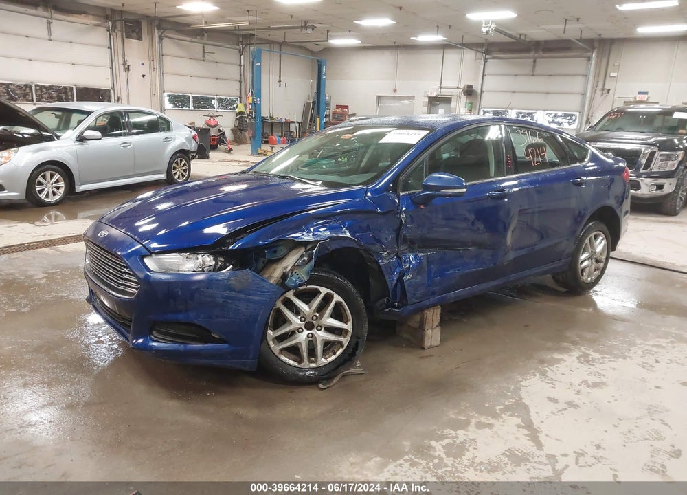 2016 FORD FUSION SE VIN: 3FA6P0H70GR117942