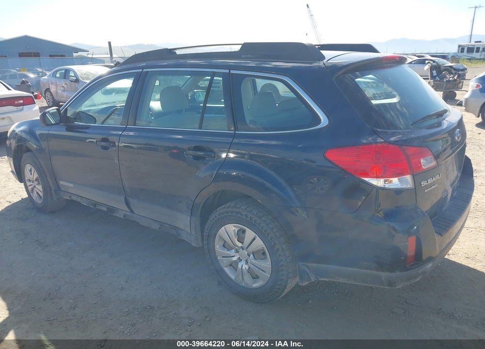 2012 SUBARU OUTBACK 2.5I VIN: 4S4BRBAC5C3216816