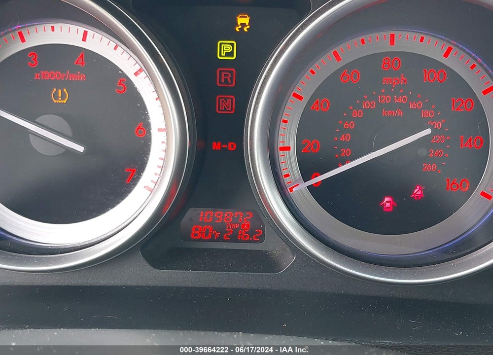 2009 MAZDA 6 I TOURING VIN: 1YVHP82A995M11880