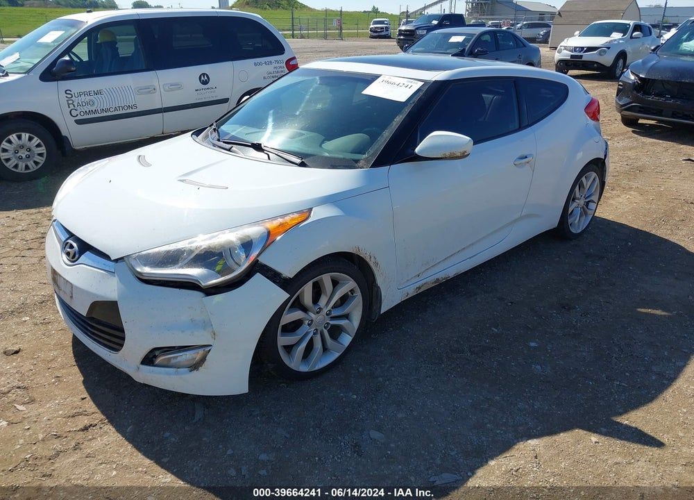 2012 HYUNDAI VELOSTER BASE W/RED/BLACK VIN: KMHTC6ADXCU069215
