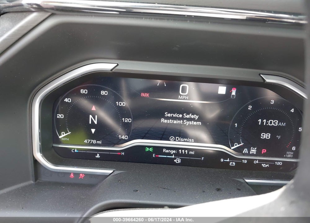 2023 GMC SIERRA 1500 AT4X VIN: 3GTUUFEL5PG247936