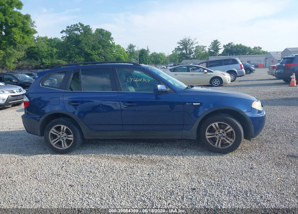 2006 BMW X3 3.0I VIN: WBXPA934X6WG83027