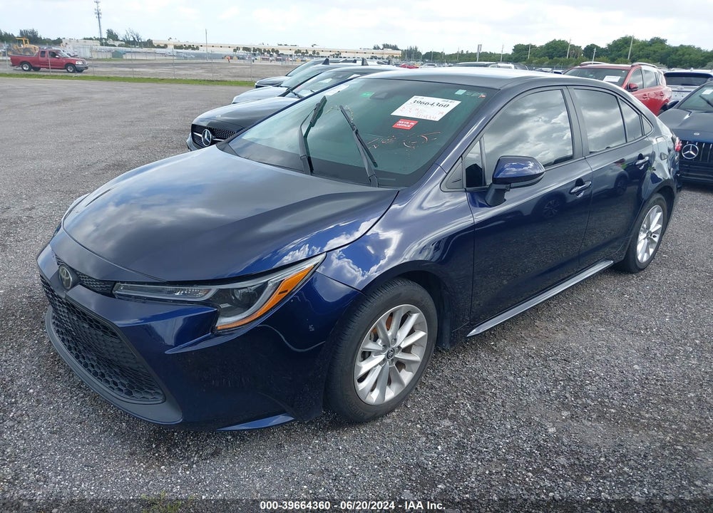 2022 TOYOTA COROLLA LE VIN: 5YFVPMAE4NP365555