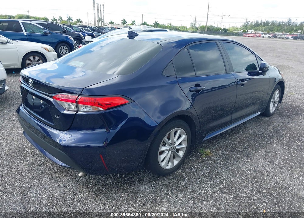 2022 TOYOTA COROLLA LE VIN: 5YFVPMAE4NP365555