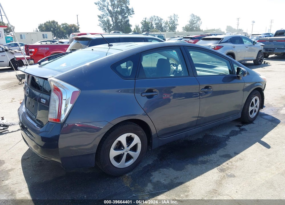 2013 TOYOTA PRIUS TWO VIN: JTDKN3DU4D1630208