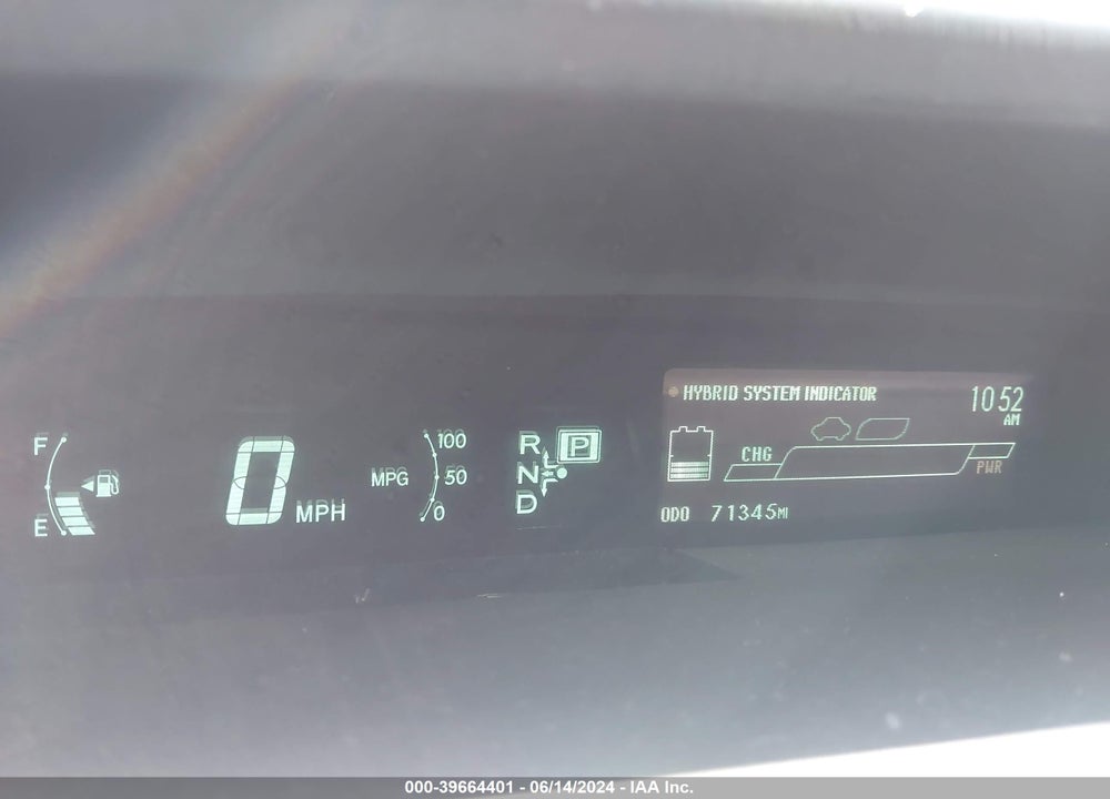 2013 TOYOTA PRIUS TWO VIN: JTDKN3DU4D1630208