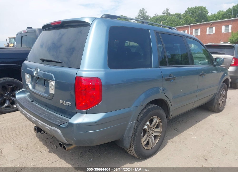 2005 HONDA PILOT EX-L VIN: 5FNYF18595B031506