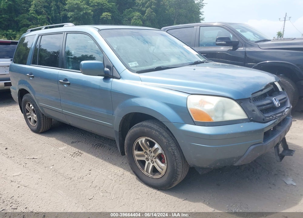 2005 HONDA PILOT EX-L VIN: 5FNYF18595B031506