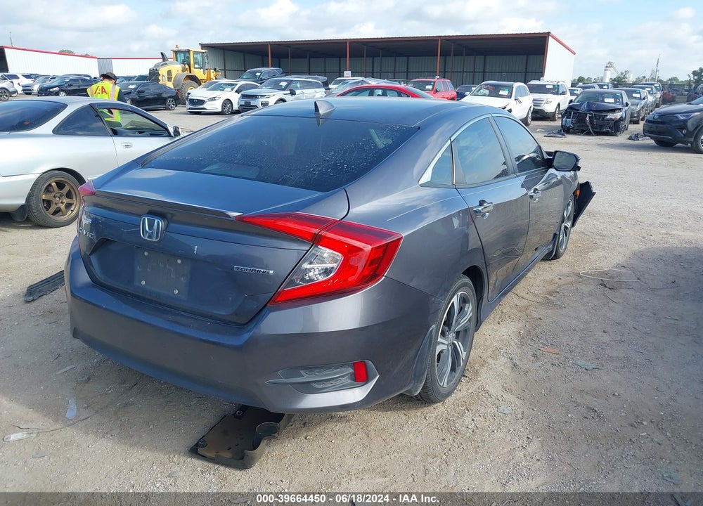 2018 HONDA CIVIC TOURING VIN: JHMFC1F91JX007270