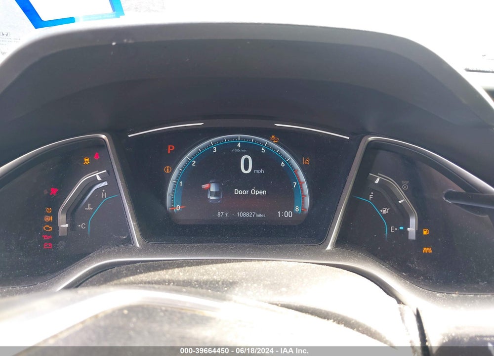 2018 HONDA CIVIC TOURING VIN: JHMFC1F91JX007270
