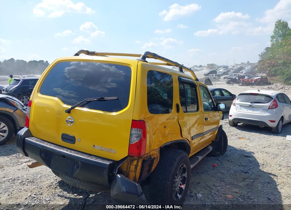 2004 NISSAN XTERRA XE VIN: 5N1ED28T34C626470