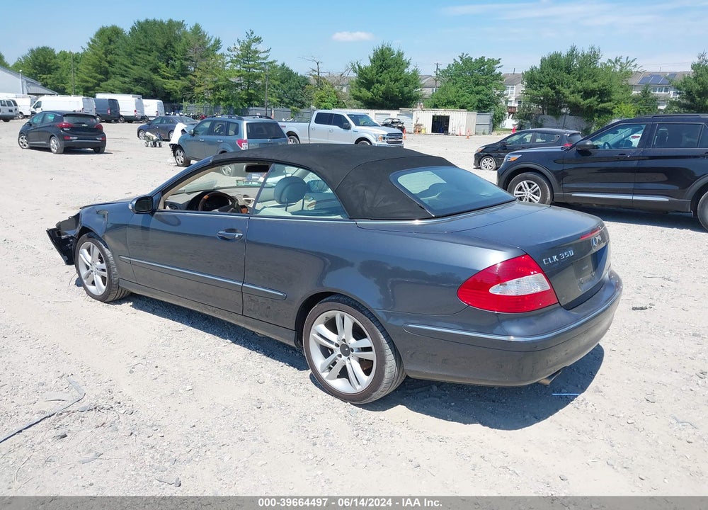 2008 MERCEDES-BENZ CLK 350 VIN: WDBTK56F78T096931