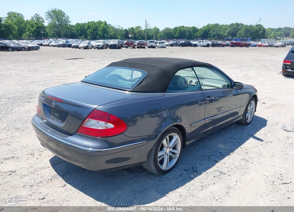 2008 MERCEDES-BENZ CLK 350 VIN: WDBTK56F78T096931