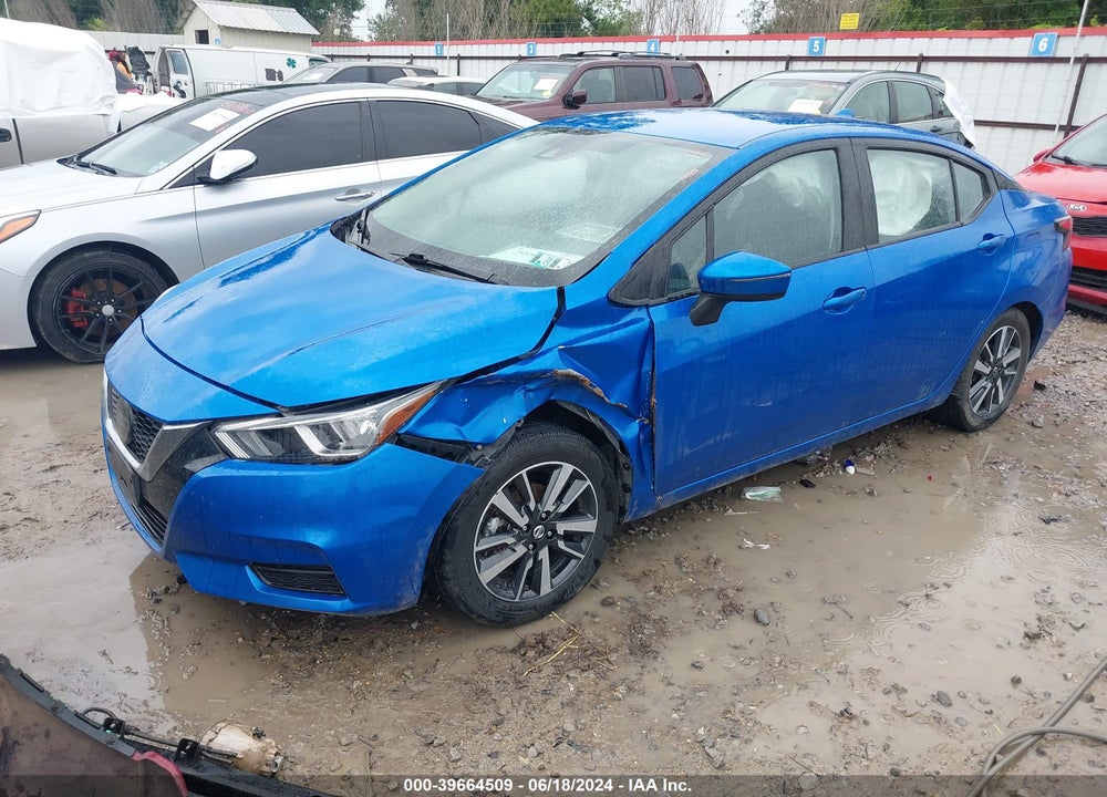 2021 NISSAN VERSA SV XTRONIC CVT VIN: 3N1CN8EV9ML872030