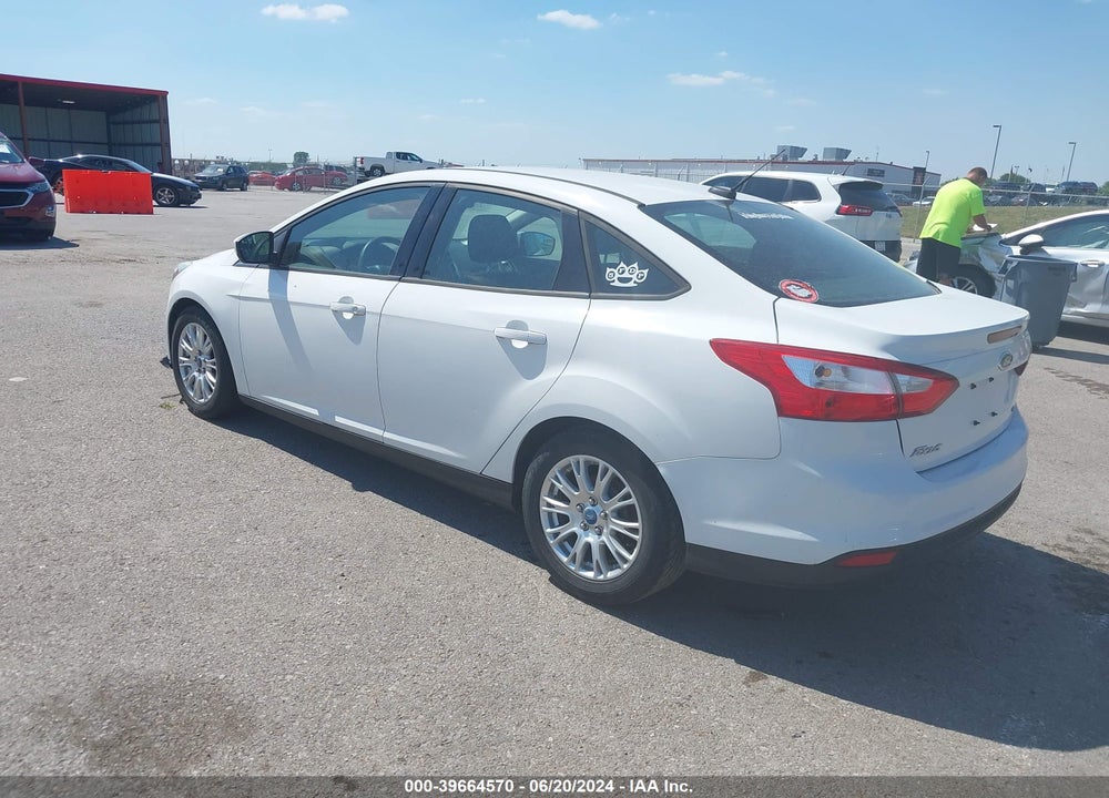 2012 FORD FOCUS SE VIN: 1FAHP3F21CL348178