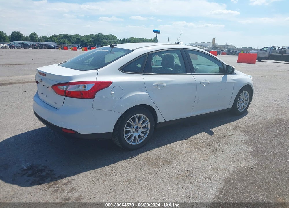 2012 FORD FOCUS SE VIN: 1FAHP3F21CL348178