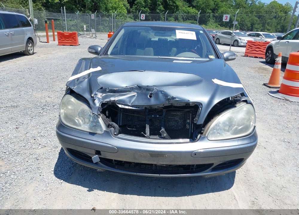 2006 MERCEDES-BENZ S 500 4MATIC VIN: WDBNG84J26A480644