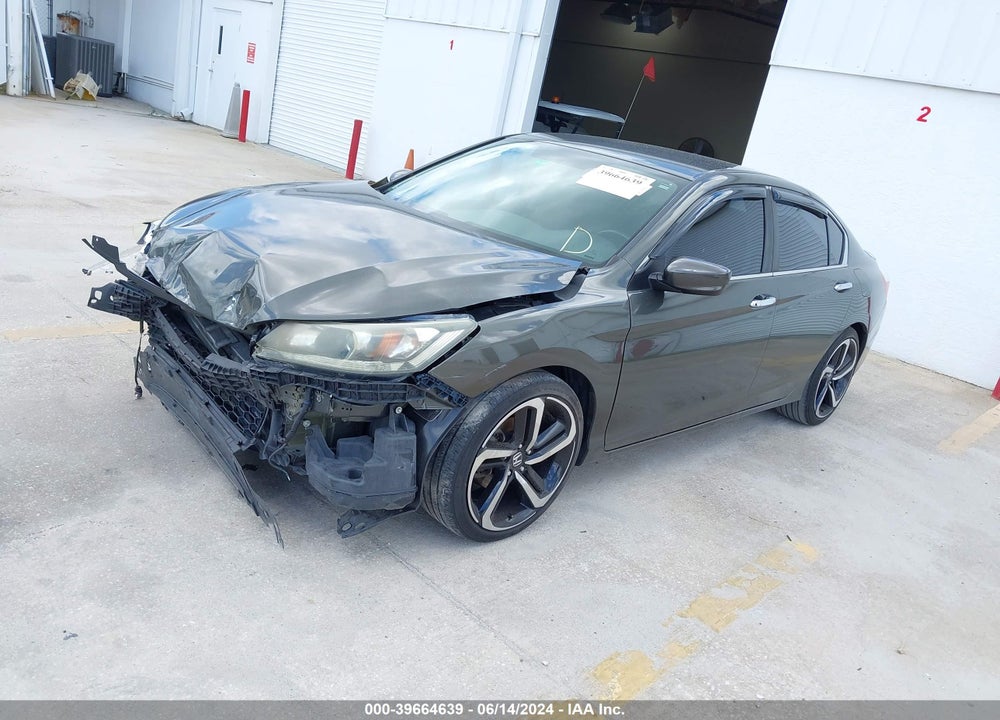 2015 HONDA ACCORD SPORT VIN: 1HGCR2F59FA070604