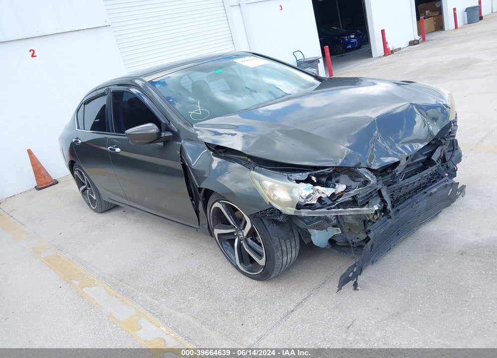 2015 HONDA ACCORD SPORT VIN: 1HGCR2F59FA070604