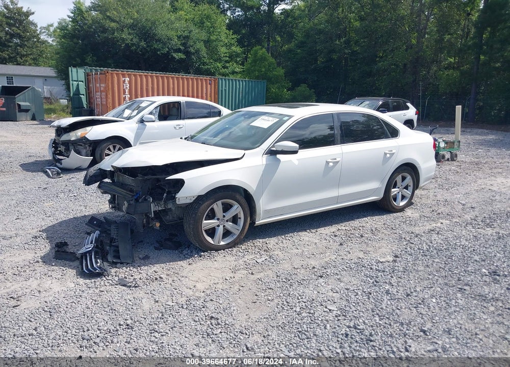 2013 VOLKSWAGEN PASSAT 2.5L SE VIN: 1VWBP7A34DC142505