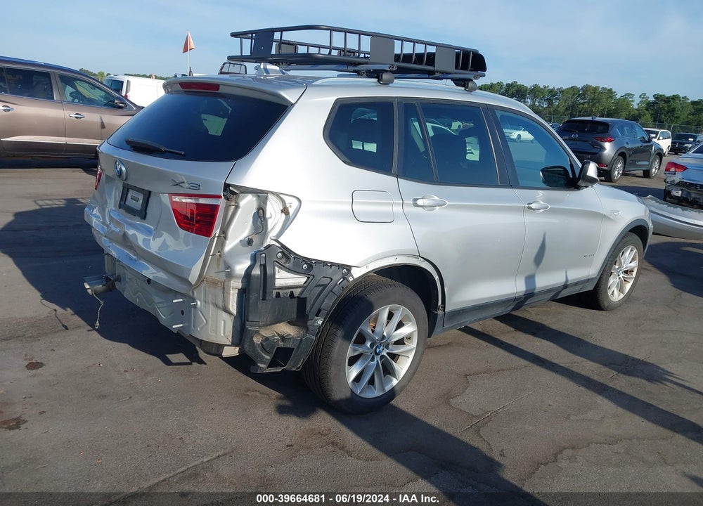 2014 BMW X3 XDRIVE28I VIN: 5UXWX9C53E0D35392